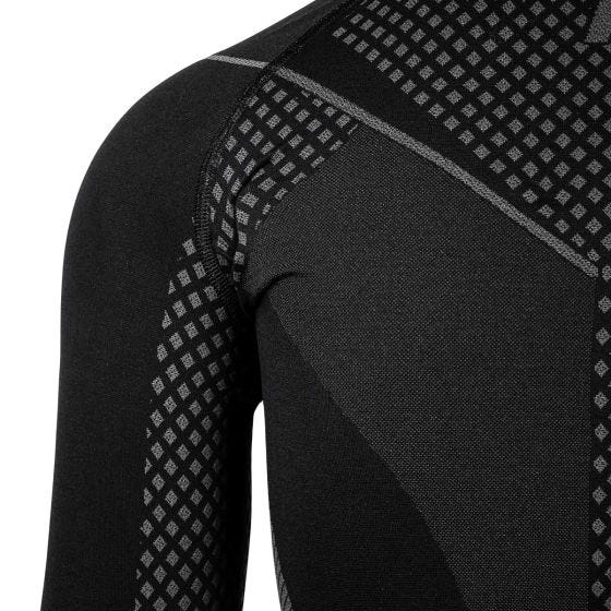 Alpinus Haut de sous-couche Active Longsleeve - Noir/Grey