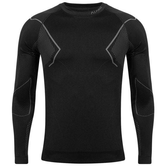 Alpinus Haut de sous-couche Active Longsleeve - Noir/Gris