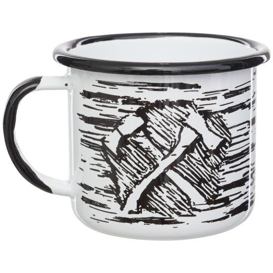 Helikon Tasse Axe Enamel 350 ml - Blanc