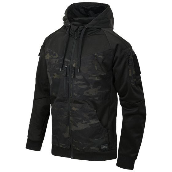 Helikon Sweatshirt à capuche zippé sur toute la longueur Rogue - Noir/MultiCam Black