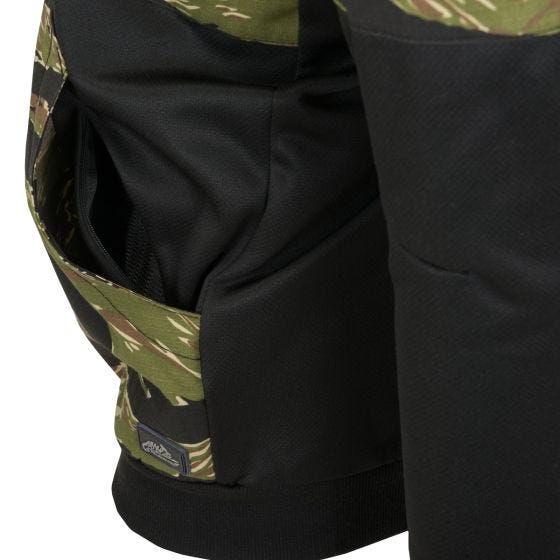 Helikon Sweatshirt à capuche zippé sur toute la longueur Rogue - Noir/Tiger Stripe