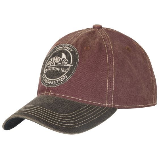Helikon Casquette - Dirty Washed Maroon / Dirty Washed Black D