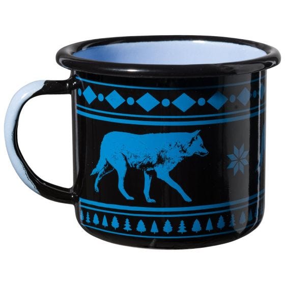 Helikon Tasse Wolf Enamel 350 ml - Noir