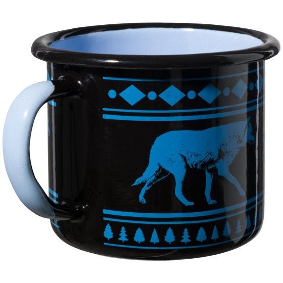Helikon Tasse Wolf Enamel 350 ml - Noir