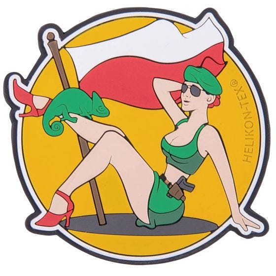 Helikon Écusson Polish Girl - jaune