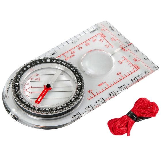 Helikon Boussole d'orientation Scout MK2 - transparent