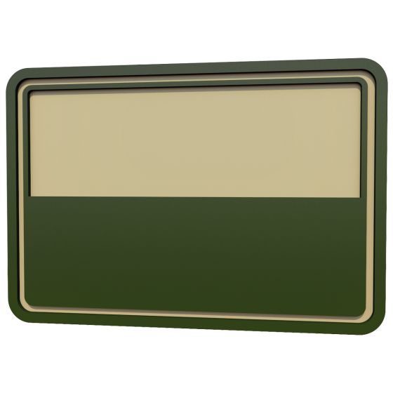 Helikon Lot de 2 écussons du drapeau de la Pologne (couleurs discrètes) kaki