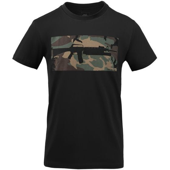 Helikon T-shirt 16/203 Combo - Black/US Woodland