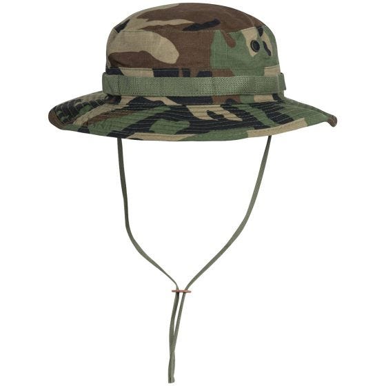 Helikon Chapeau de brousse en polycoton ripstop - US Woodland