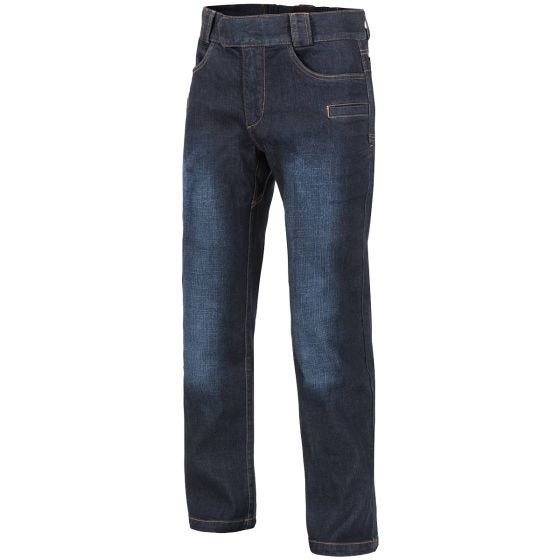 Helikon Jean tactique Greyman en denim Mid Dark Blue