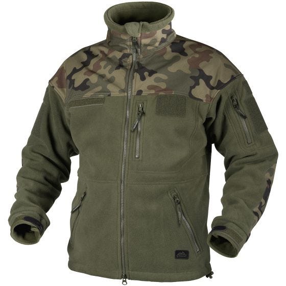 Helikon Veste en polaire professionnelle Infantry Olive Green/PL Woodland