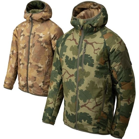 Helikon Veste à capuche Reversible Wolfhound - Mitchell Camo Leaf/Mitchell Camo Clouds