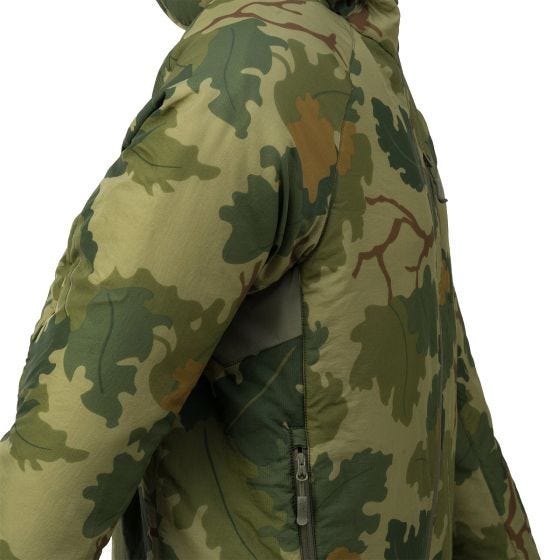 Helikon Veste à capuche Reversible Wolfhound - Mitchell Camo Leaf/Mitchell Camo Clouds