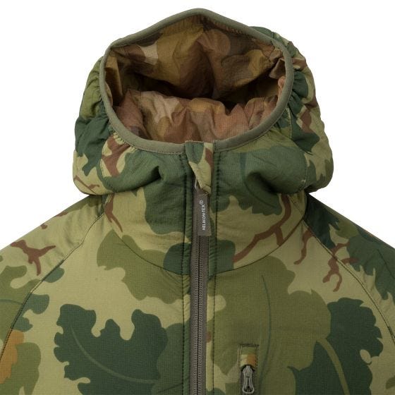 Helikon Veste à capuche Reversible Wolfhound - Mitchell Camo Leaf/Mitchell Camo Clouds