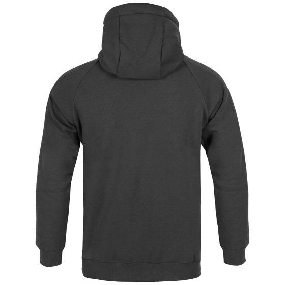 Helikon Sweatshirt à capuche Urban Tactical léger à fermeture Éclair noir