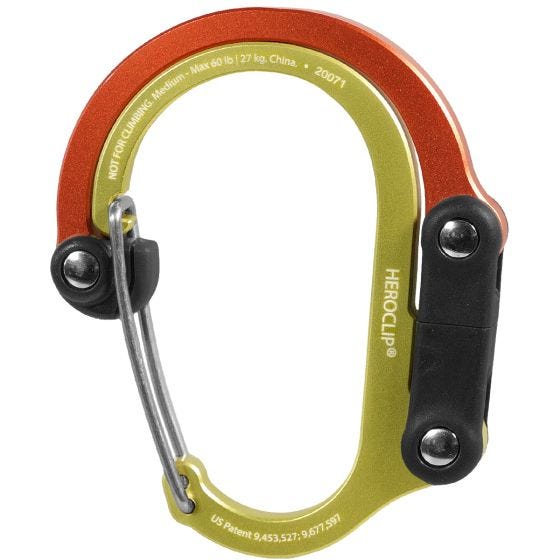 Heroclip Mousqueton Medium Gear - Fireball