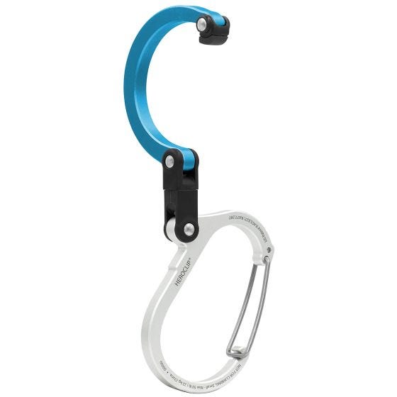 Heroclip Mousqueton Small Gear - Blue Steel