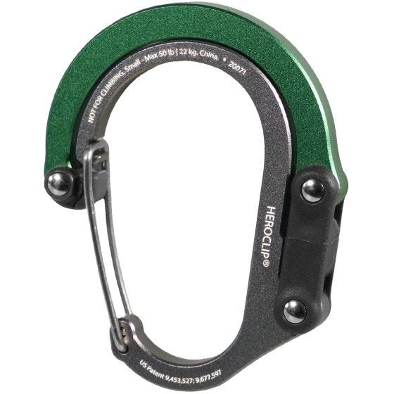 Heroclip Mousqueton Small Gear - Forest Green
