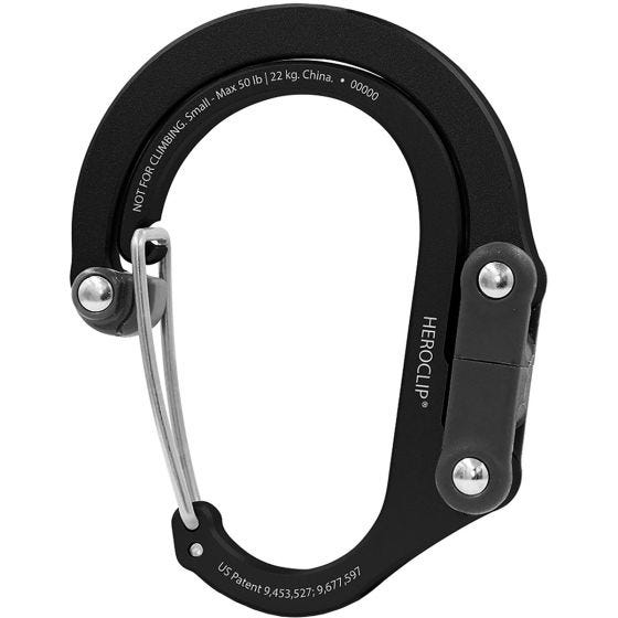 Heroclip Mousqueton Small Gear - Stealth Black