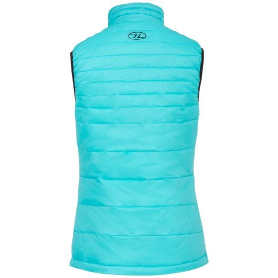 Highlander Womens Reversible Gilet Black/Turquoise