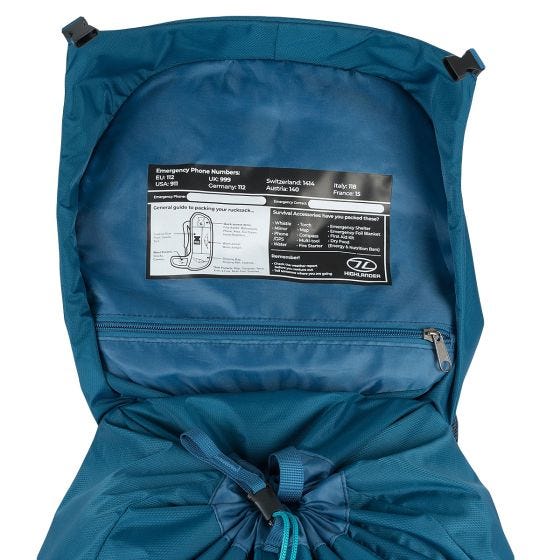 Highlander Sac à dos Pour des hommes Ben Nevis 52 L - Petrol