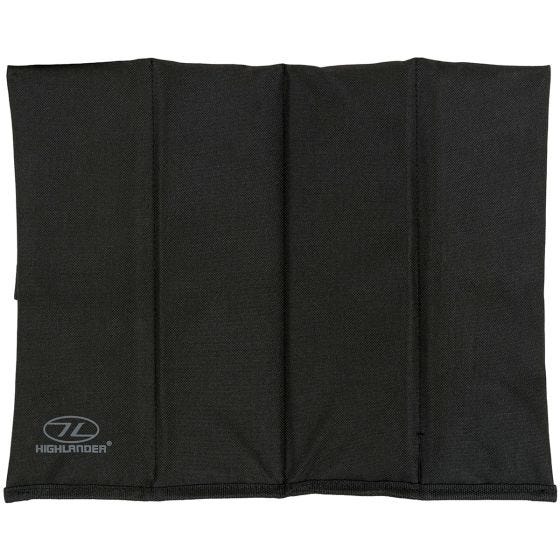 Highlander Coussin d'assise pliant noir