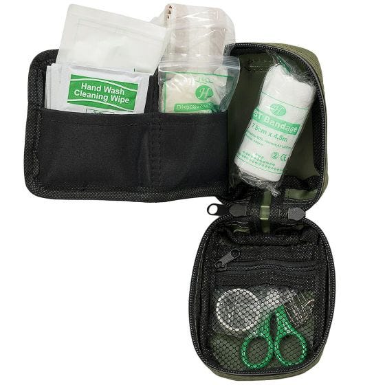 Highlander Forces Trousse de secours First Aid Mini Pack vert olive