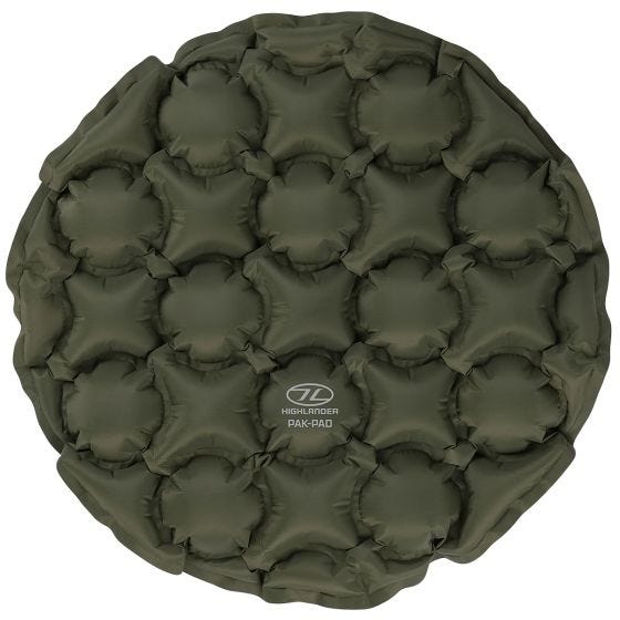 Highlander Oreiller gonflable Pak-Pad - Olive