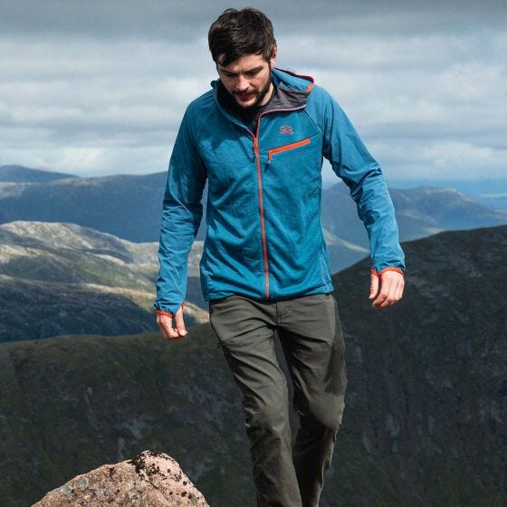 Highlander Veste Hirta Hybrid - Steel Blue