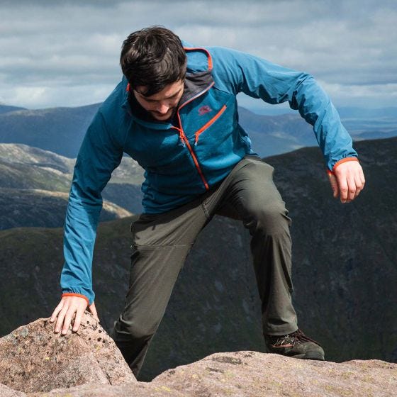 Highlander Veste Hirta Hybrid - Steel Blue