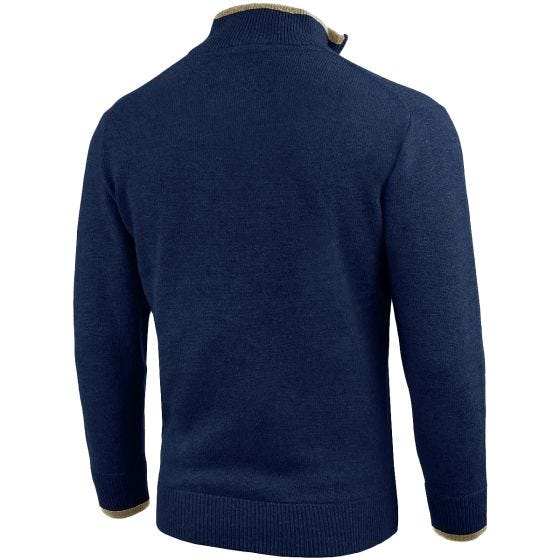 Jack Pyke Pull Ashcombe à col zippé Navy