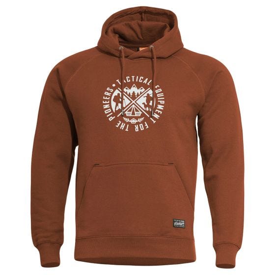 Pentagon Sweat à capuche Phaeton Pioneers - Maroon Red