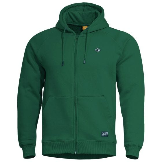 Pentagon Sweatshirt à capuche zippé Phaeton - SpringBok Green