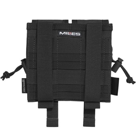Pentagon Sacoche Double Multi - Noir