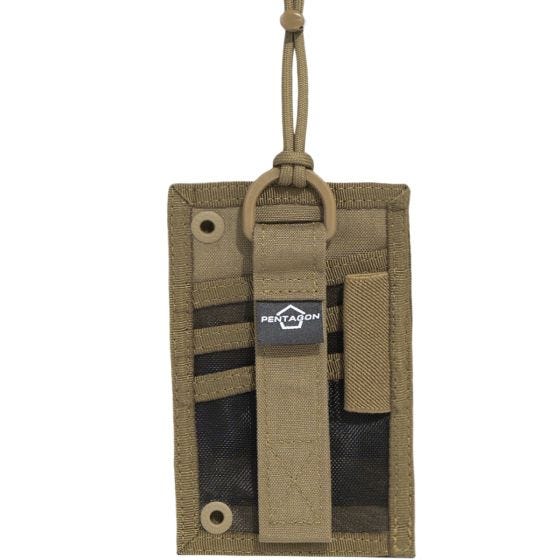 Pentagon Portefeuille ID Card Holder - Coyote