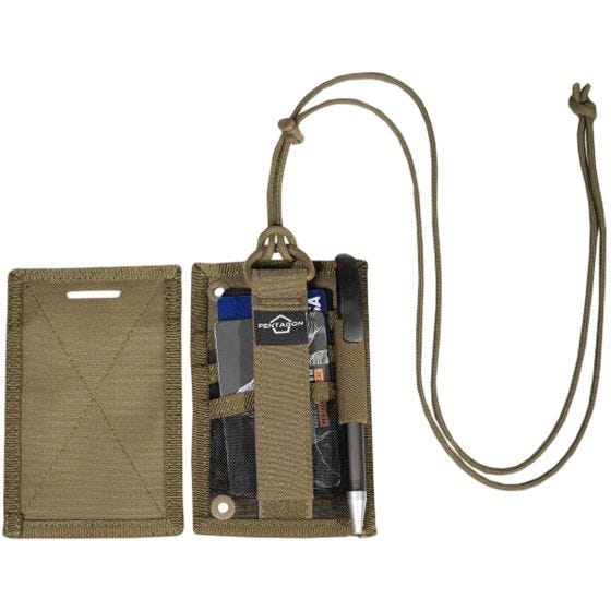 Pentagon Portefeuille ID Card Holder - Coyote