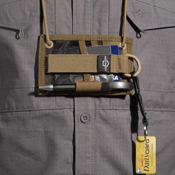 Pentagon Portefeuille ID Card Holder - Coyote