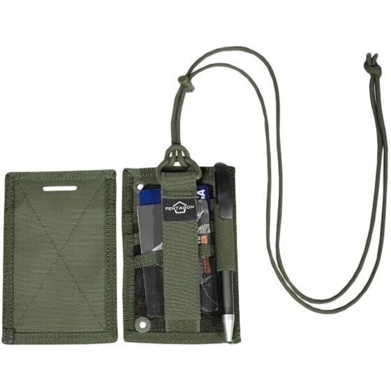 Pentagon Portefeuille ID Card Holder - Olive