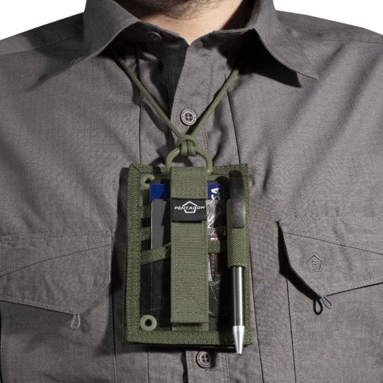 Pentagon Portefeuille ID Card Holder - Olive