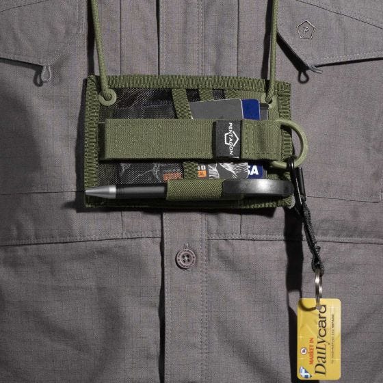 Pentagon Portefeuille ID Card Holder - Olive