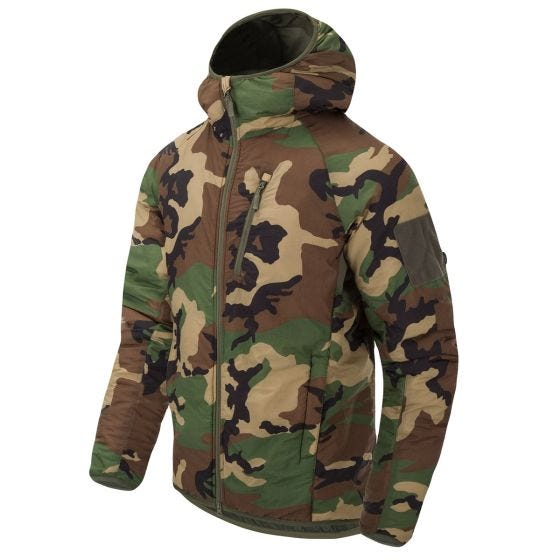 Helikon Veste à capuche Wolfhound - US Woodland