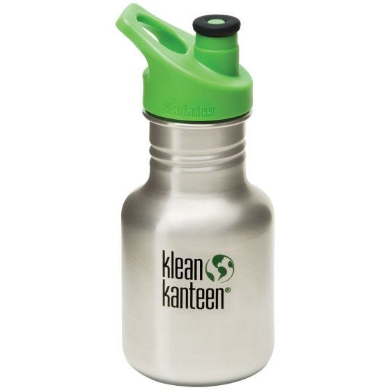 Kid Kanteen Gourde Sport 355 ml en acier inoxydable brossé avec bouchon Sport 3.0