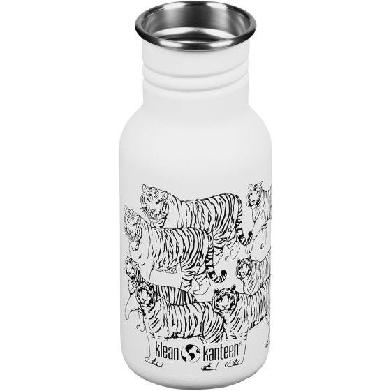 Klean Kanteen Gourde Classic 355 ml avec bouchon Sport - Tigers