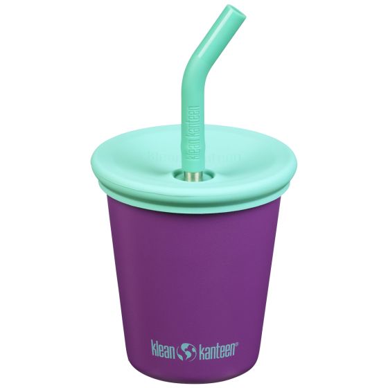 Klean Kanteen Tasse Kids 295ml w/Straw Lid - Sparkling Grape