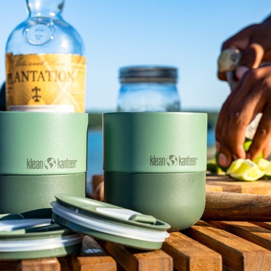 Klean Kanteen Tasse isotherme Rise 280ml Lowball w/Flip Lid - Sea Spray