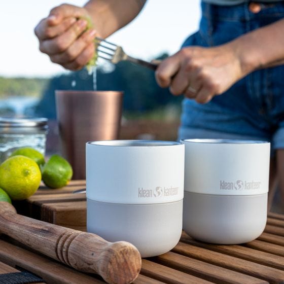 Klean Kanteen Tasse isotherme Rise 280ml Lowball w/Flip Lid - Tofu