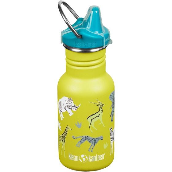 Kid Kanteen Gourde 355 ml avec bouchon à bec - Safari