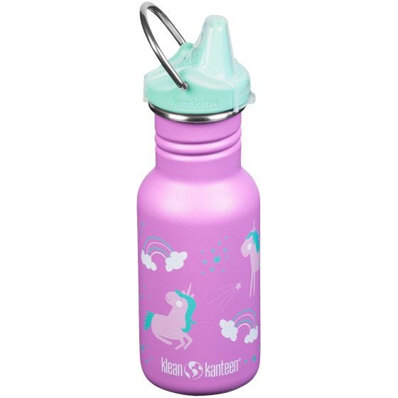Kid Kanteen Gourde 355 ml avec bouchon à bec - Unicorns