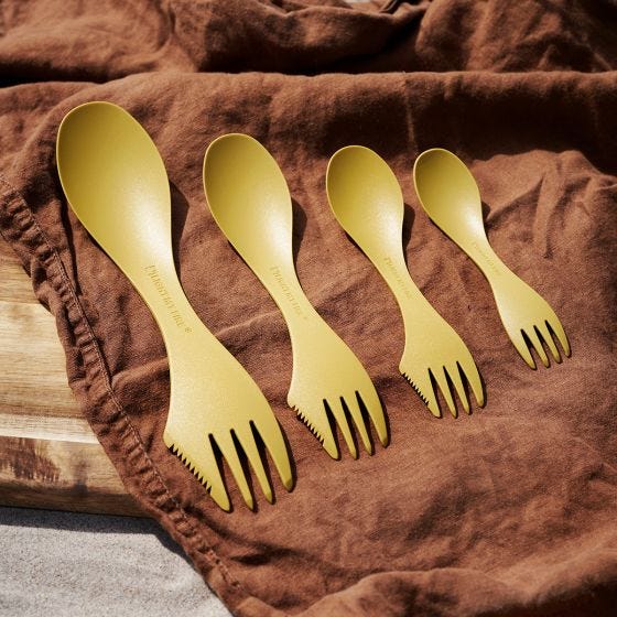 Light My Fire Cuillère Large Serving Bio - Musty Yellow
