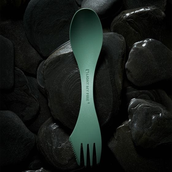 Light My Fire Cuillère Large Serving Bio - Hazy Blue